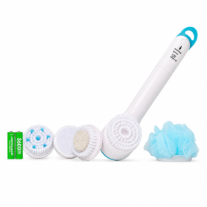 5-in-1 Electric Facial Cleansing & Body Spa Brush Set with Multiple Attachments